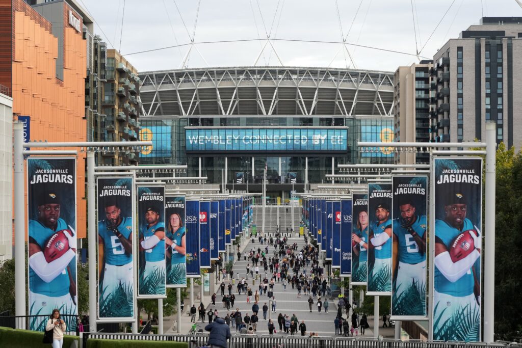 Wembley Stadium prepares for Broncos vs. Jaguars