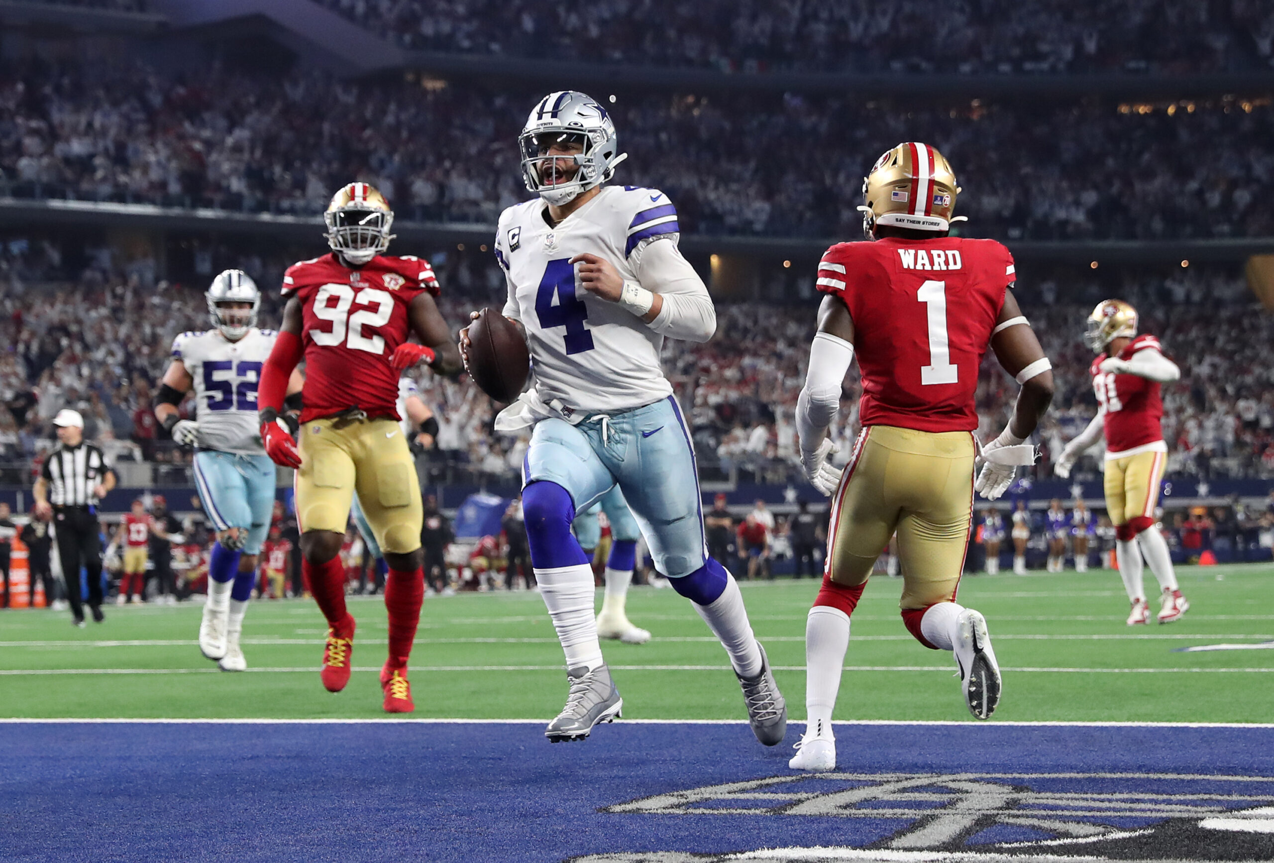 Cowboys vs. 49ers score: San Francisco holds on to bounce Dallas out of  playoffs after wild ending 