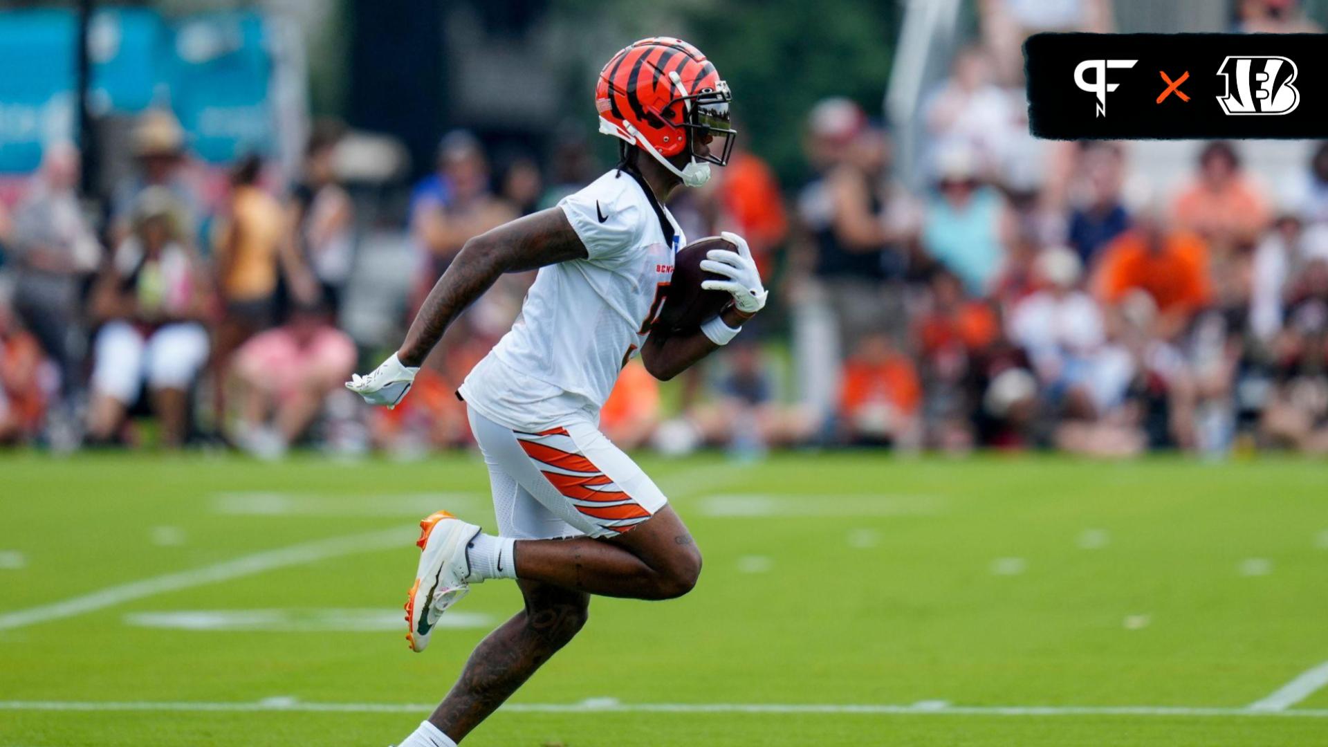 Bengals WR Tee Higgins practices, status vs. Saints in question