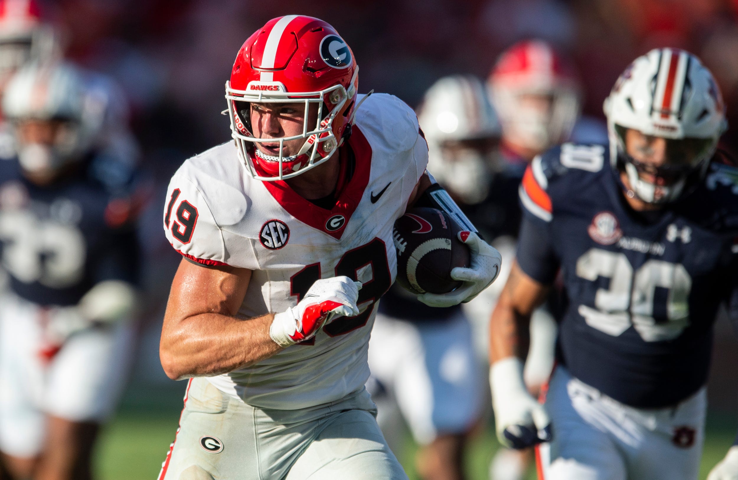 The Georgia Football Brock Bowers John Mackey Award Winner Home