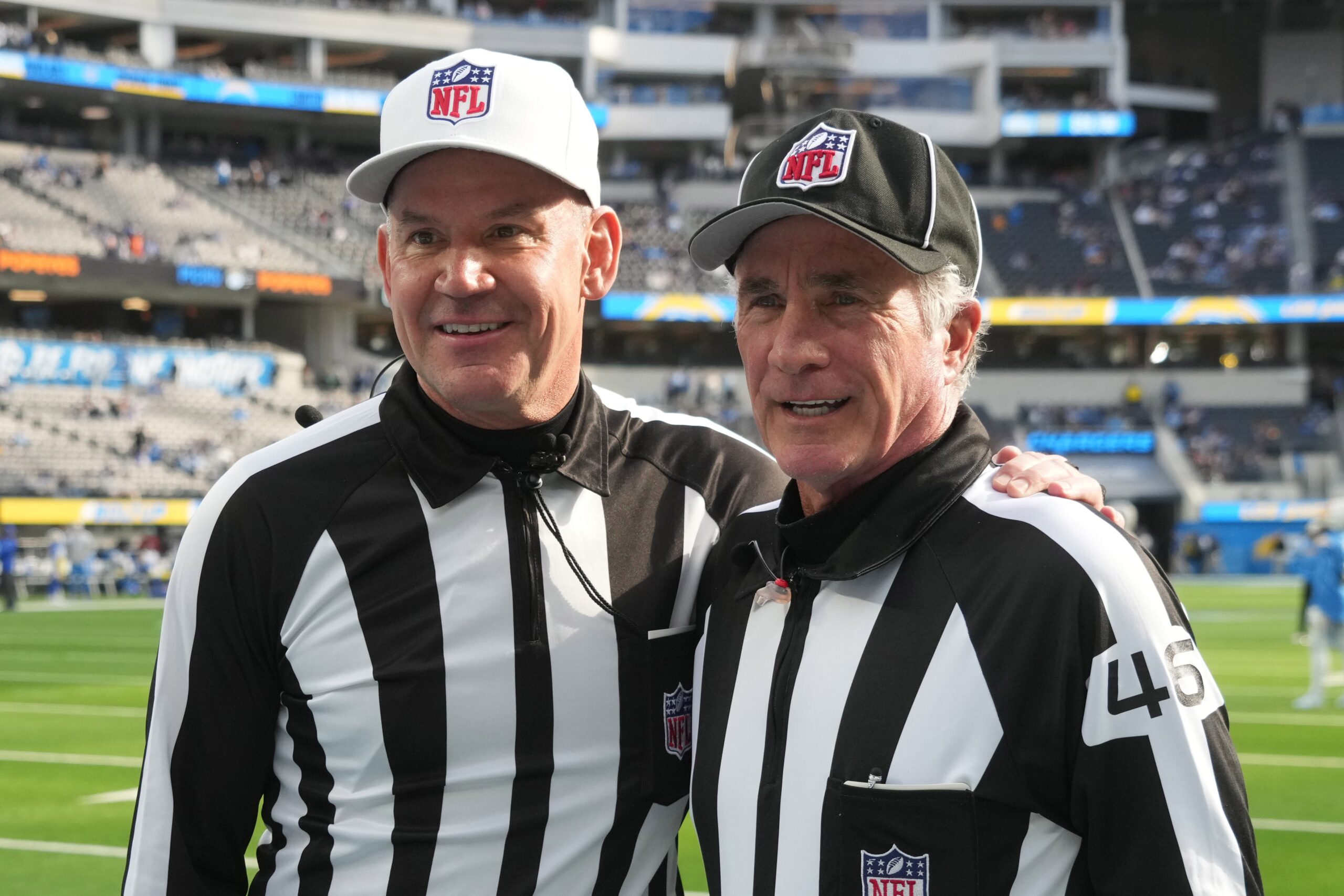 Referee Shawn Smith during the game between the Dallas Cowboys and