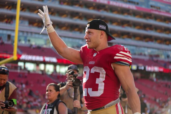 49ers RB Christian McCaffrey has new jersey number