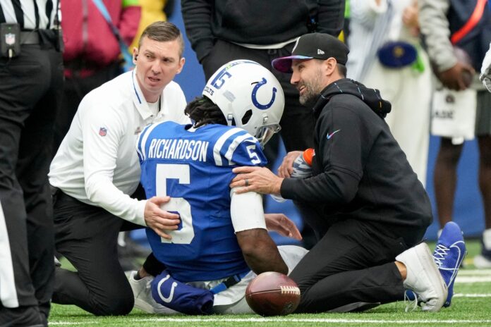 Colts QB Anthony Richardson ruled out for the game with a concussion  against Texans