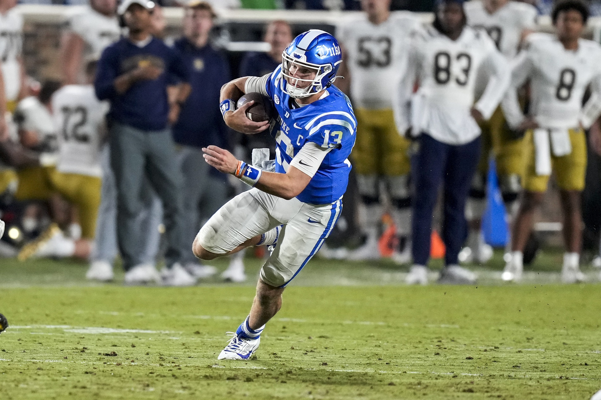 Riley Leonard injury update: Latest news after Duke star reinjures ankle  vs. Florida State