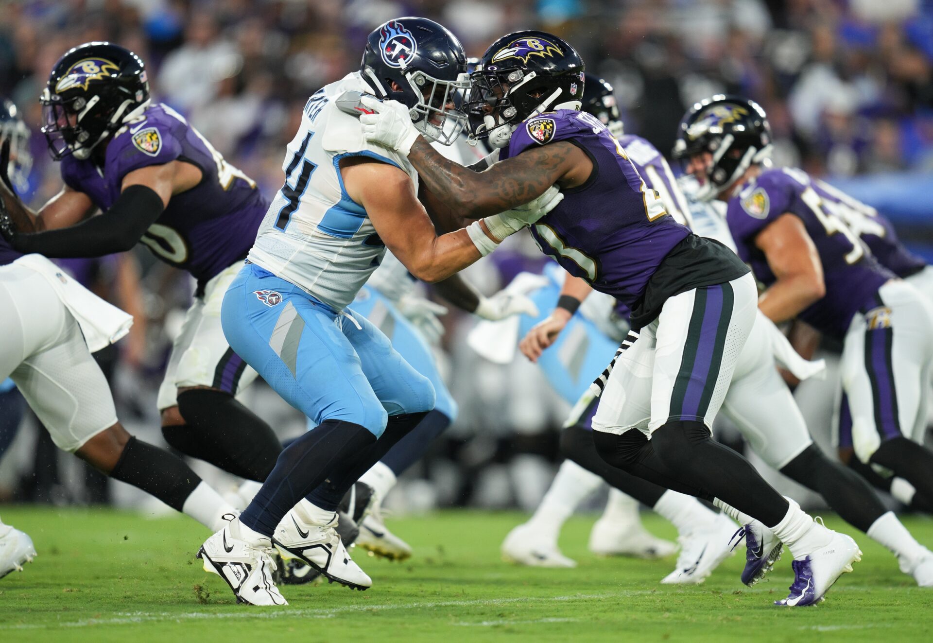 Ravens titans channel new arrivals