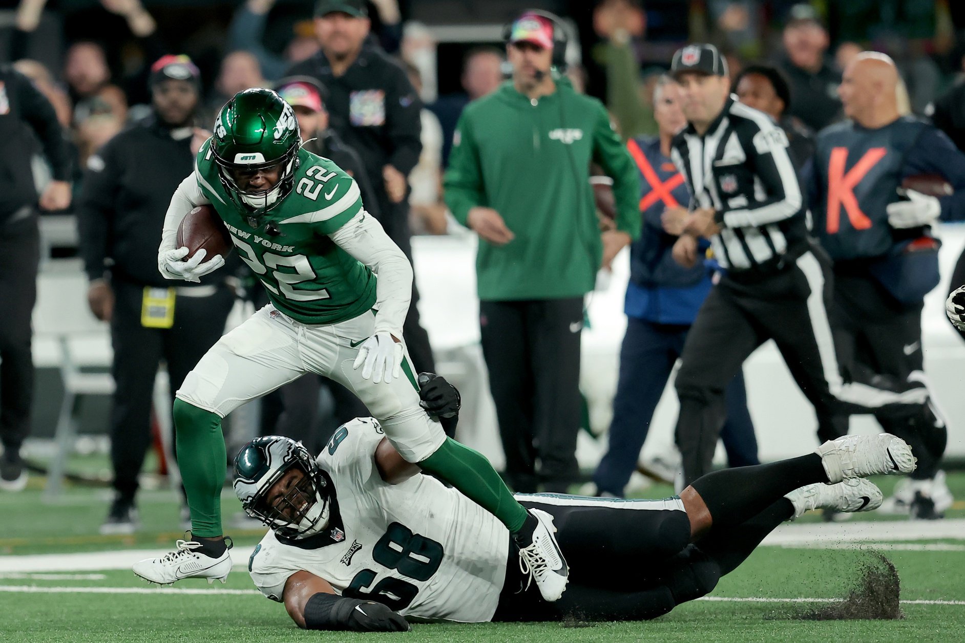 Jets score first win over Eagles in franchise history after