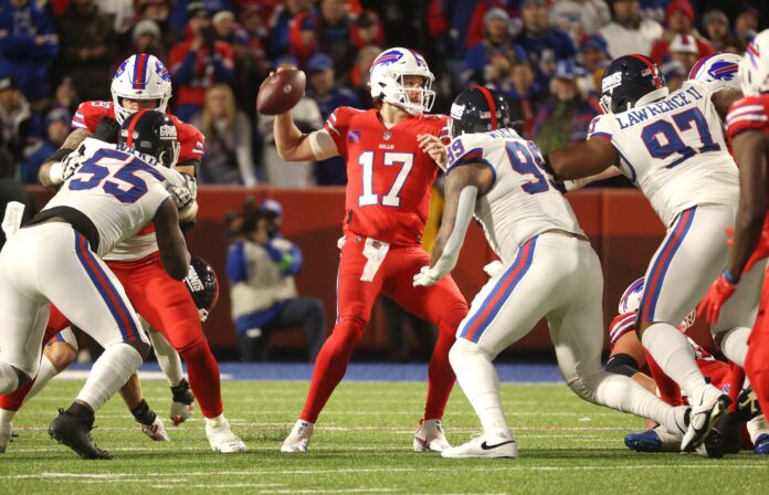 Will Josh Allen Score a TD Against the Patriots in Week 7?