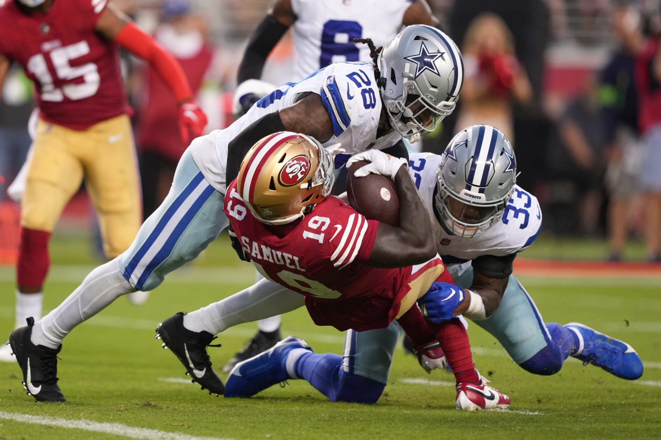 49ers WR Deebo Samuel will miss at least two games with an injured