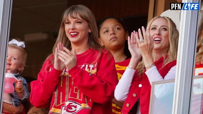 Taylor Swift And Jackson Mahomes At Chiefs vs Chargers