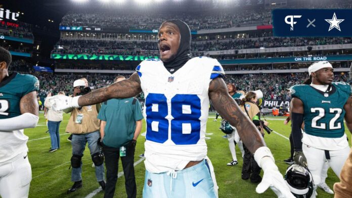 Dallas Cowboys wide receiver CeeDee Lamb (88) after a loss to the Philadelphia Eagles at Lincoln Financial Field.
