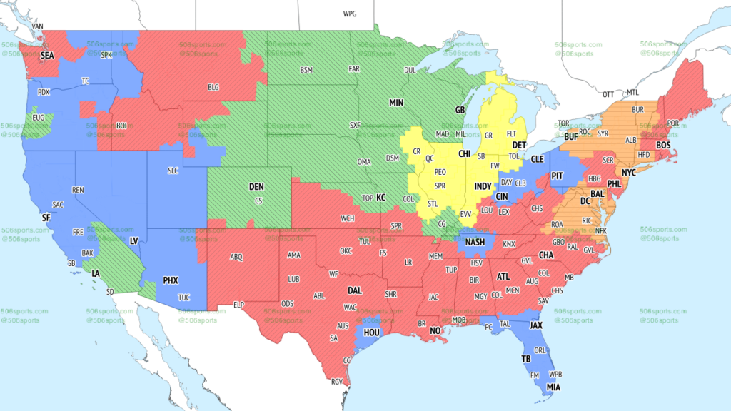 Nfl Coverage Map Week 11 2024 Schedule Eddi Nellie