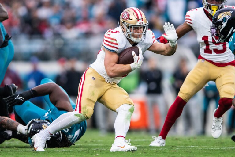 Buccaneers vs. 49ers Player Prop Bets: Christian McCaffrey, George Kittle, Mike Evans, and Others