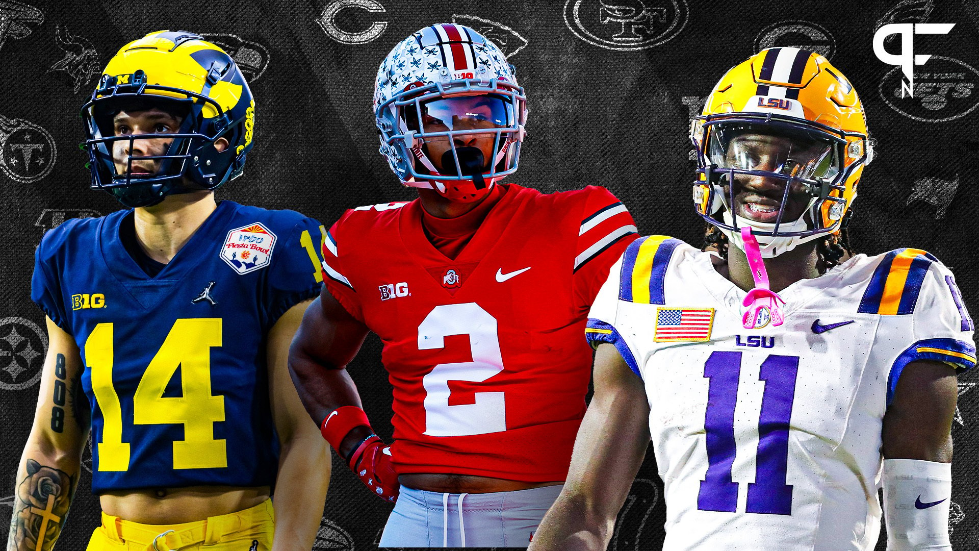 7Round 2024 NFL Mock Draft Bo Nix, Michael Penix Jr., and J.J