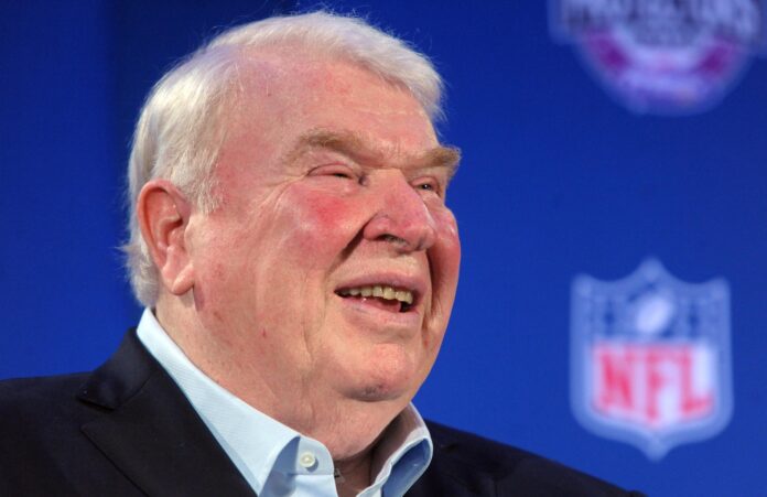 John Madden during the Madden most valuable protectors award press conference at the Sheraton in downtown Dallas.