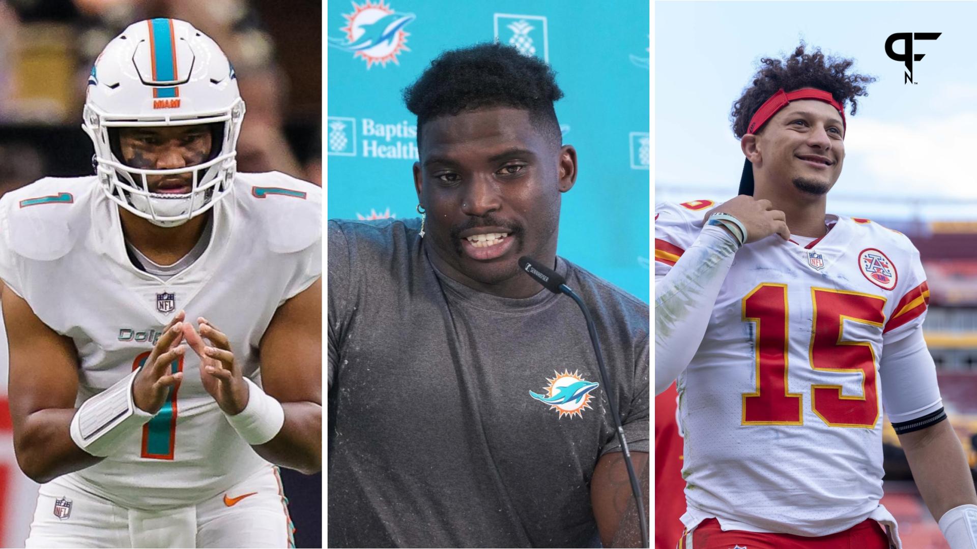 Tyreek Hill Goes Viral for Tua Tagovailoa Love, Surprising Patrick Mahomes and Travis Kelce Take