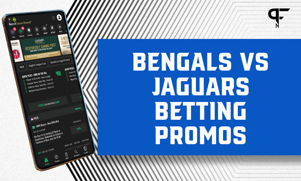 Bengals Jaguars Betting Promos Offer 3000 Bonuses For Mnf 6350