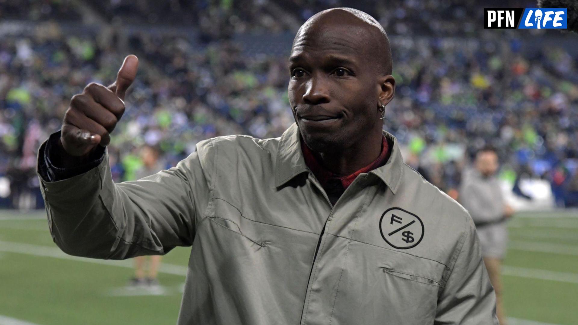 Chad Johnson (Chad Ochocinco) attends the NFL game between the Minnesota Vikings and the Seattle Seahawks at CenturyLink Field.