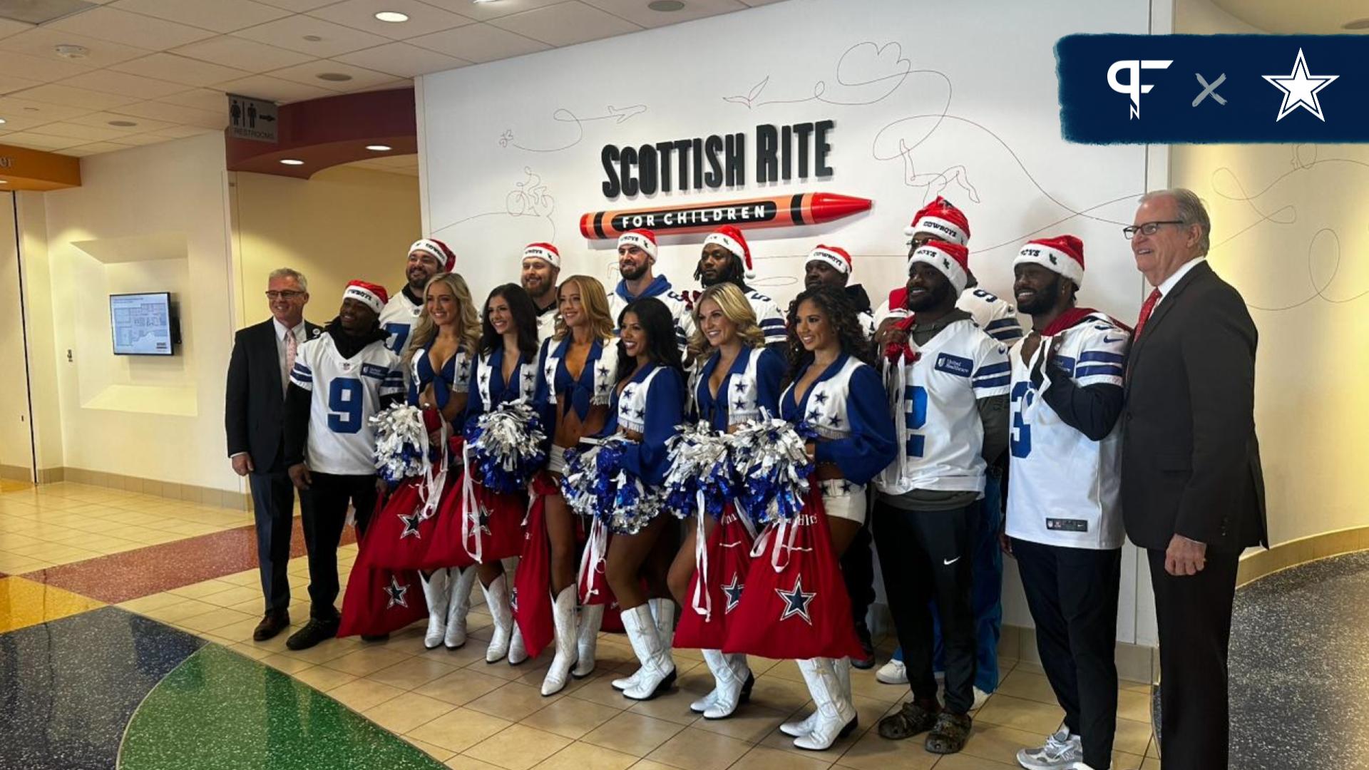 Dallas Cowboys Give the Gift of Happiness to Children in Local Hospitals  This Holiday Season
