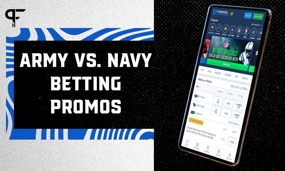 Army vs. Navy betting promos