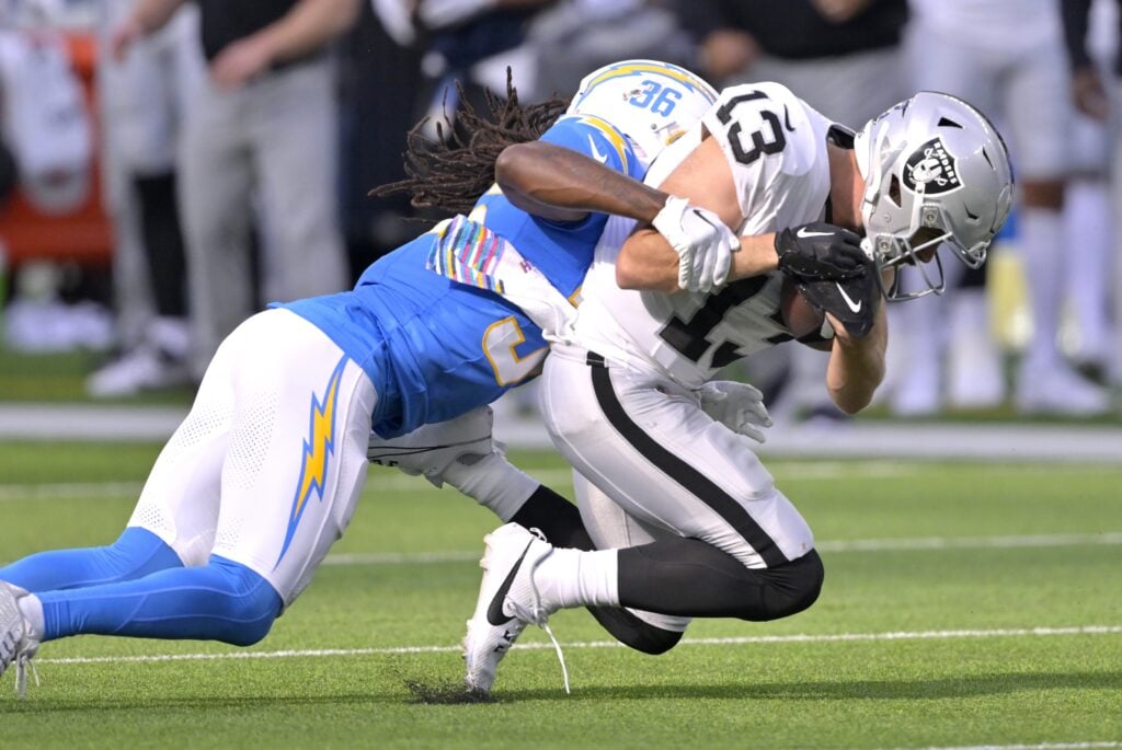 Las Vegas Raiders absolutely destroy Los Angeles Chargers on Thursday Night  Football