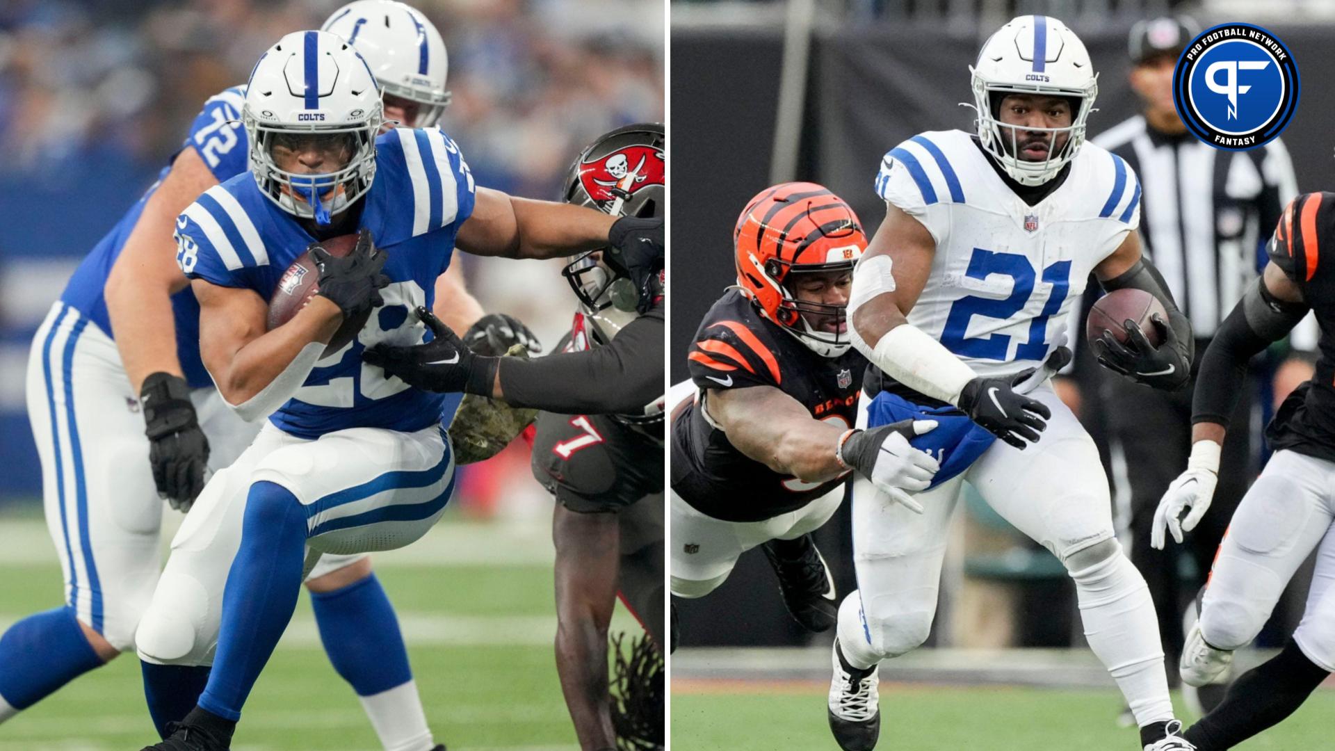 Jonathan Taylor And Zack Moss Start Sit Week Should You Start The Colts Rbs Vs The Falcons