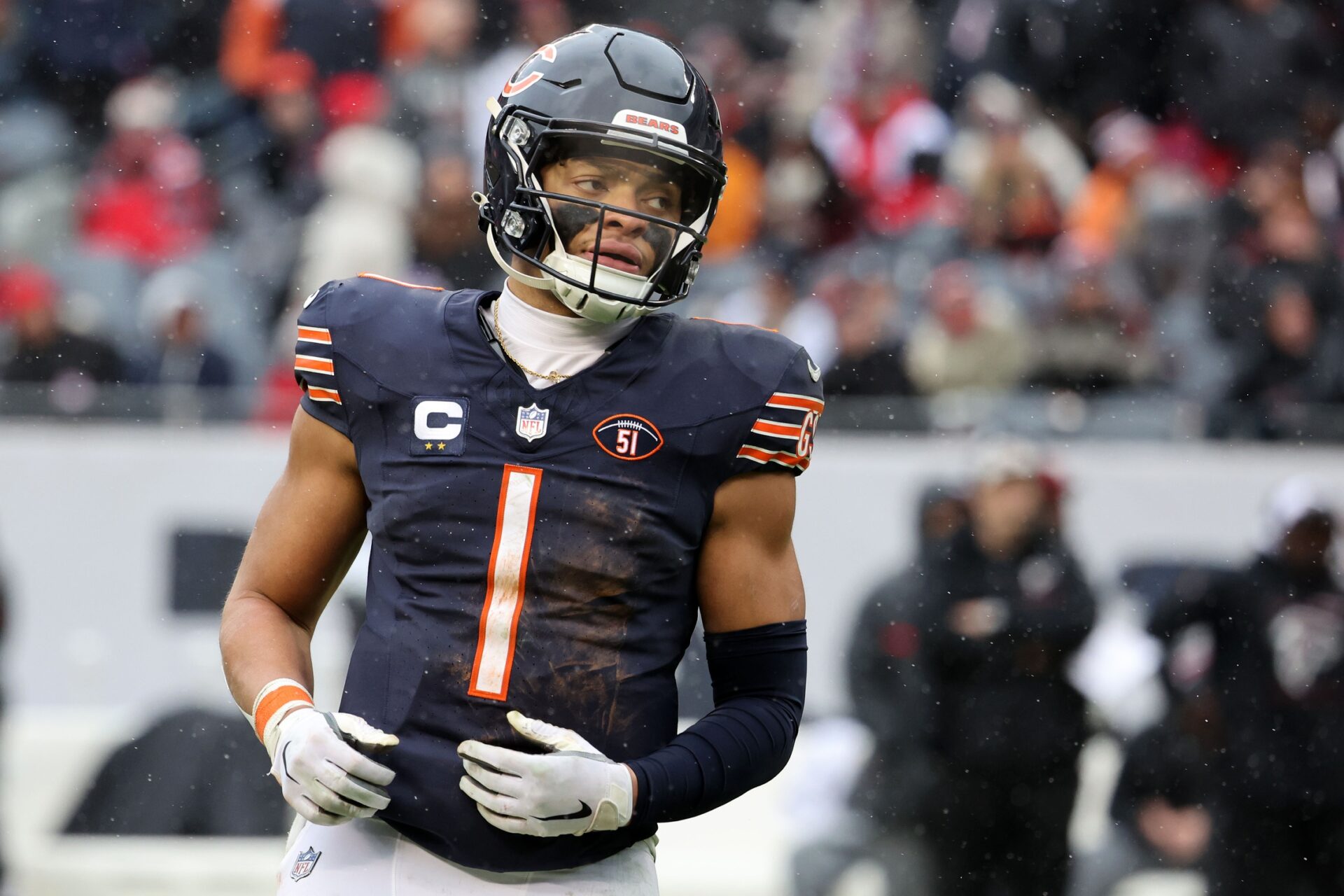 Chicago Bears QB Justin Fields.