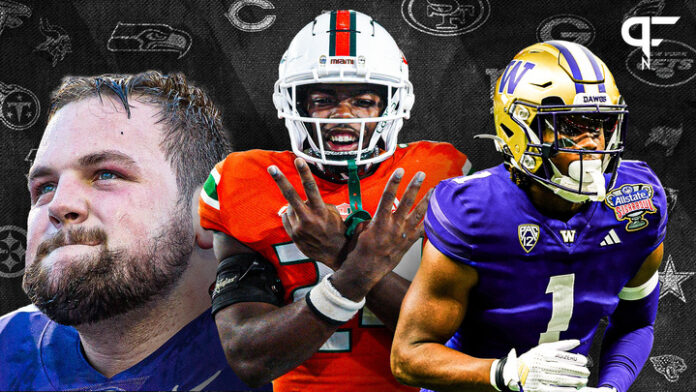 2024 NFL Mock Draft: Drake Maye, Caleb Williams, and Jayden Daniels in the  Top 3