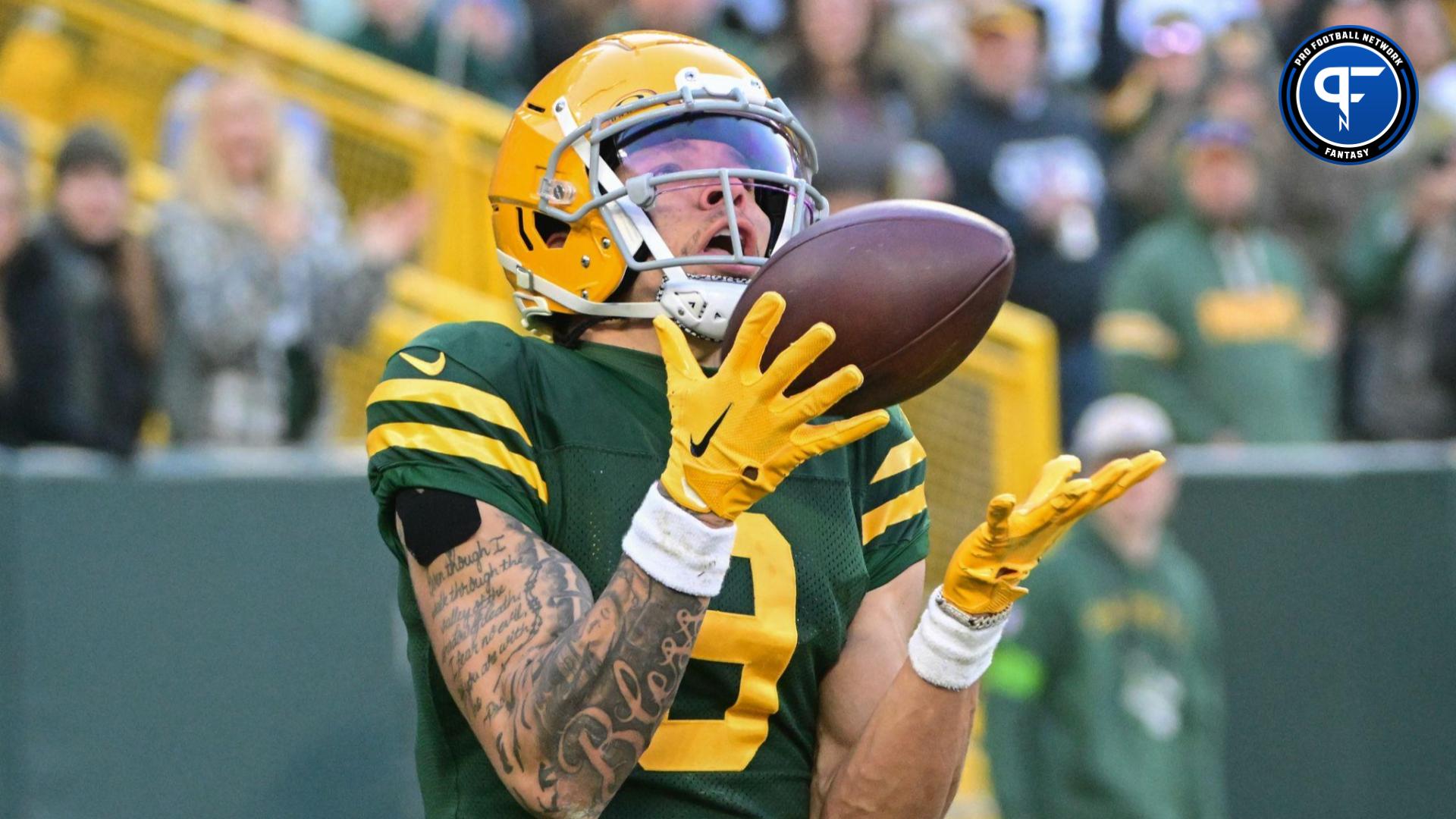 Fantasy Injury Update Christian Watson, Jayden Reed, and Dontayvion Wicks Impacting Week 18