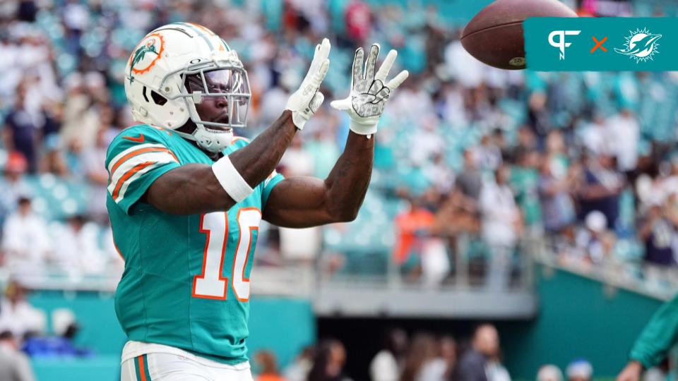 Miami Dolphins' Tyreek Hill Reveals the Reason for His Pesky Drops