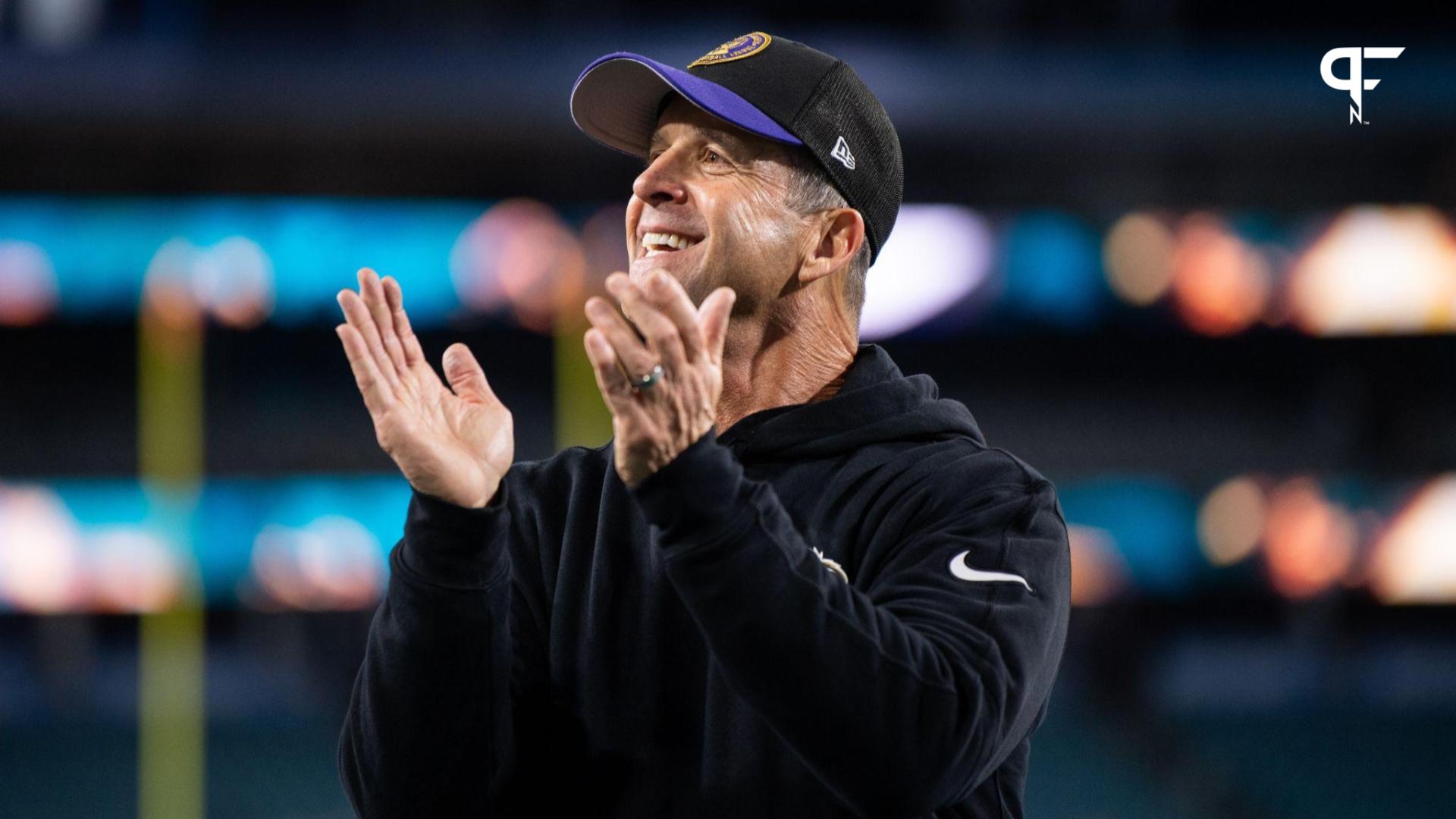 NFL Fans React to John Harbaugh's Hilarious Dance as Ravens Coaching