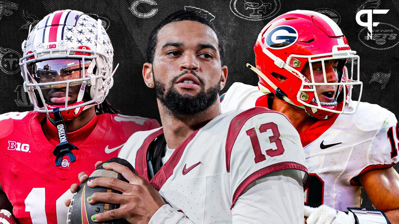 2024 NFL Mock Draft: Caleb Williams, Drake Maye, Jayden Daniels ...