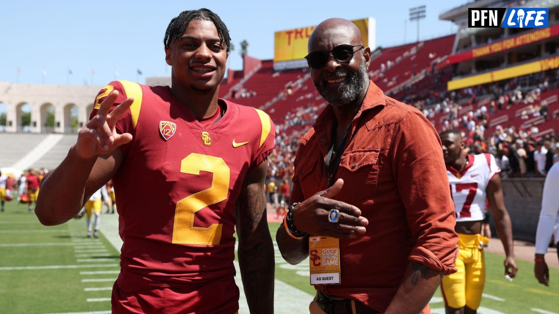 Who Is Brenden Rice's Dad? Hall of Fame Pressure on the WR