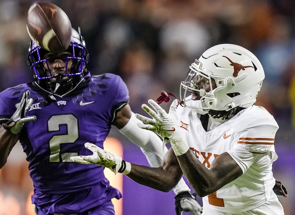 Xavier Worthy is one of three potential University of Texas first-round picks in the 2024 NFL Draft.