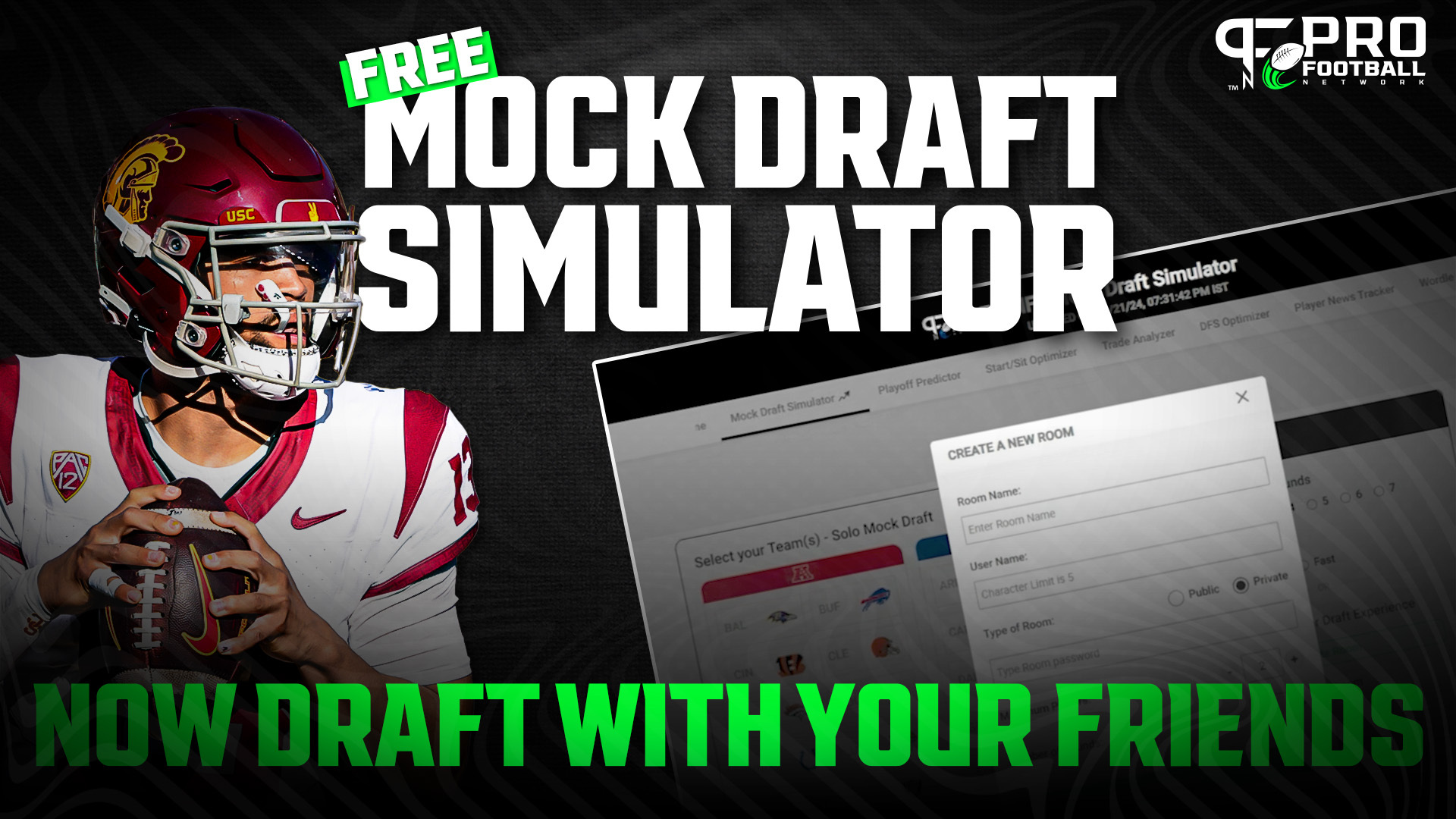 Draft With Your Friends With PFN's MultiUser Simulation!