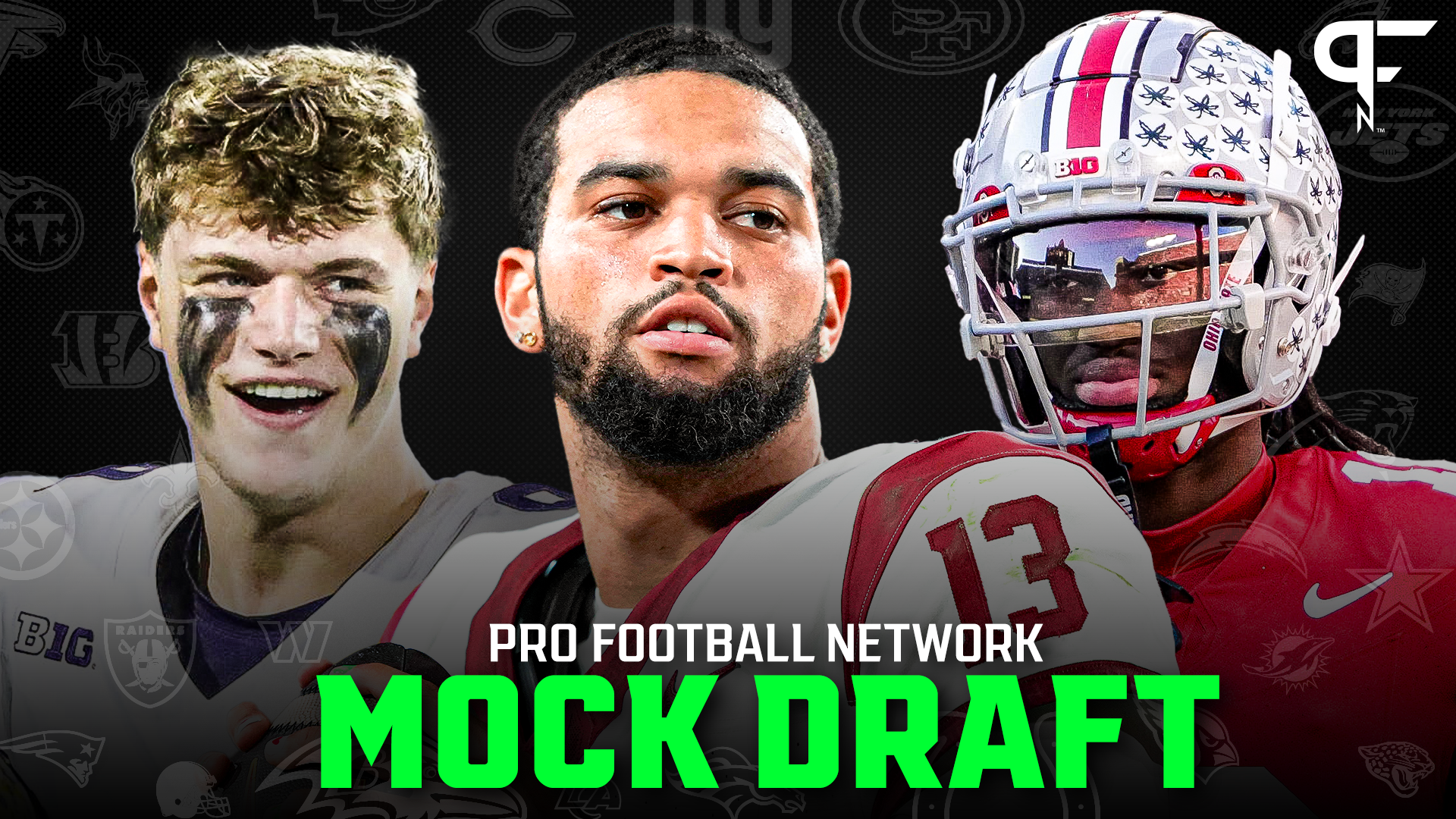 Ian Cummings' 7-Round 2024 NFL Mock Draft: Caleb Williams Joins Forces With Marvin Harrison Jr.