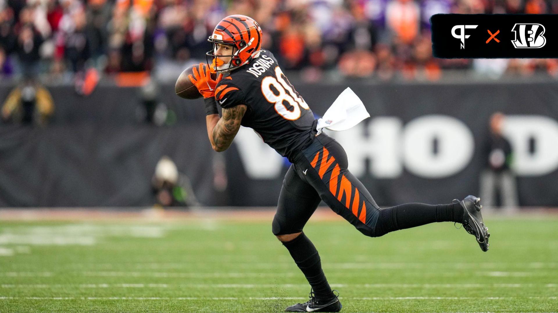 Cincinnati Bengals wide receiver Andrei Iosivas (80) catches a pass in the fourth quarter of the NFL Week 15 game between the Cincinnati Bengals and the Minnesota Vikings at PayCor Stadium in downtown Cincinnati on Saturday, Dec. 16, 2023.