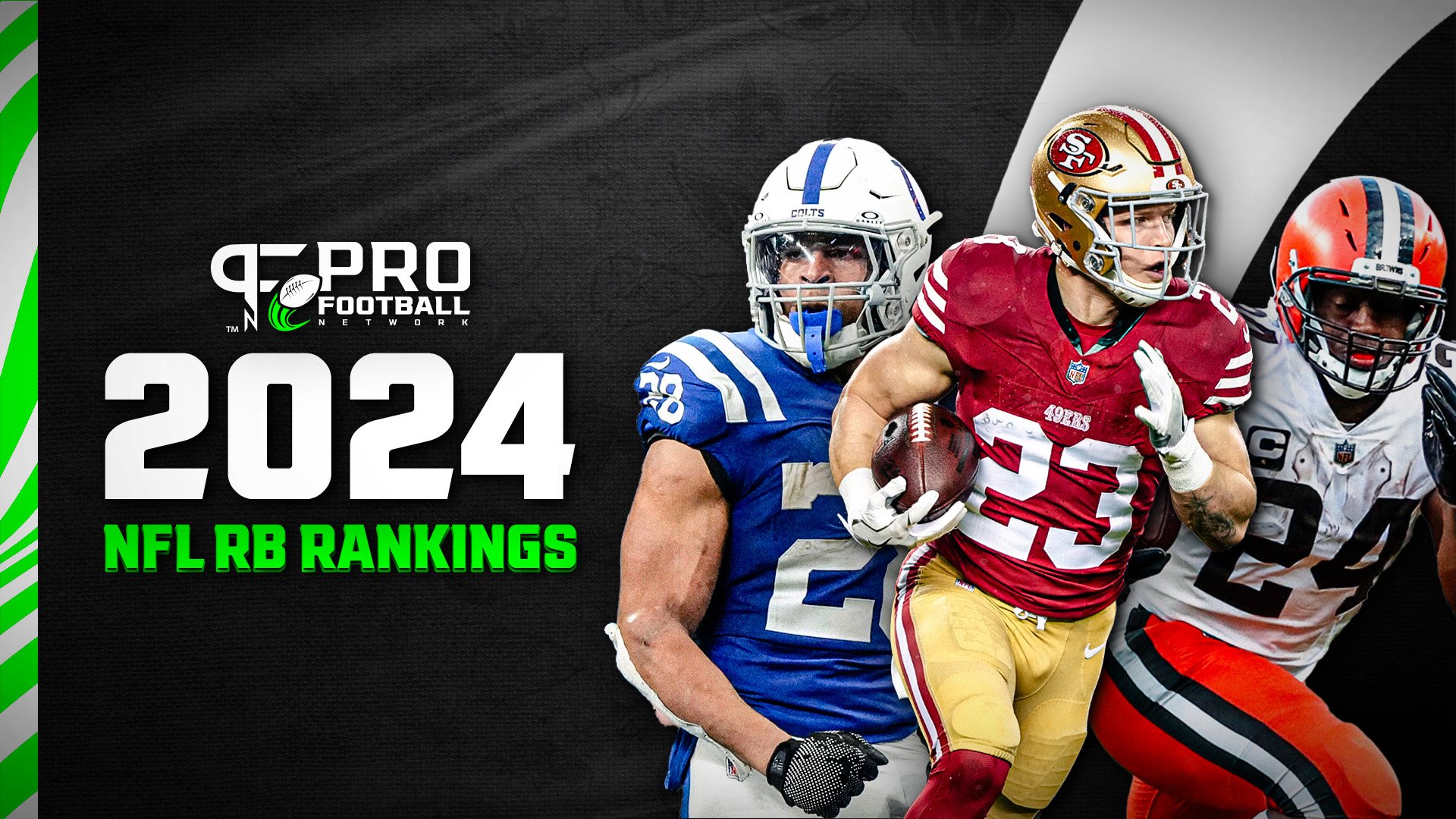 2024 NFL Running Back Rankings Web Cover