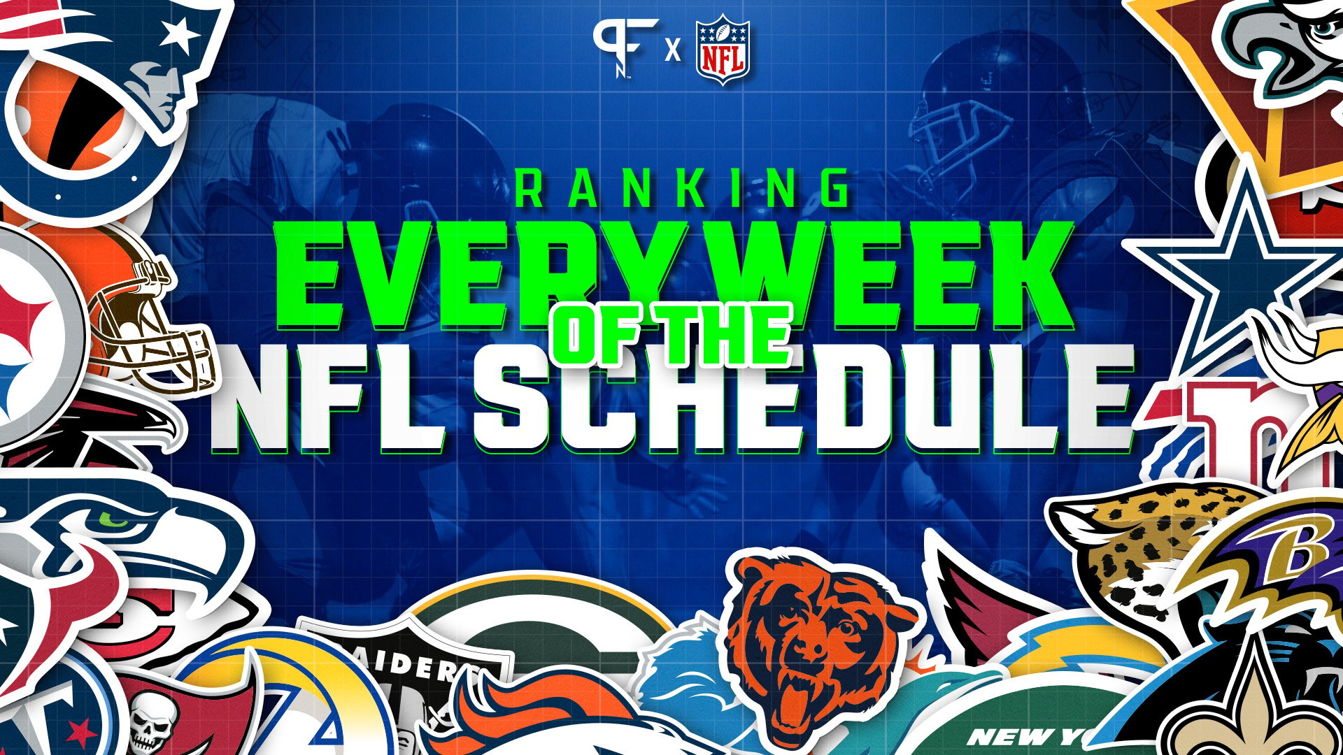 NFL Schedule Release: Ranking Weeks 1–18 by Most Exciting Slates