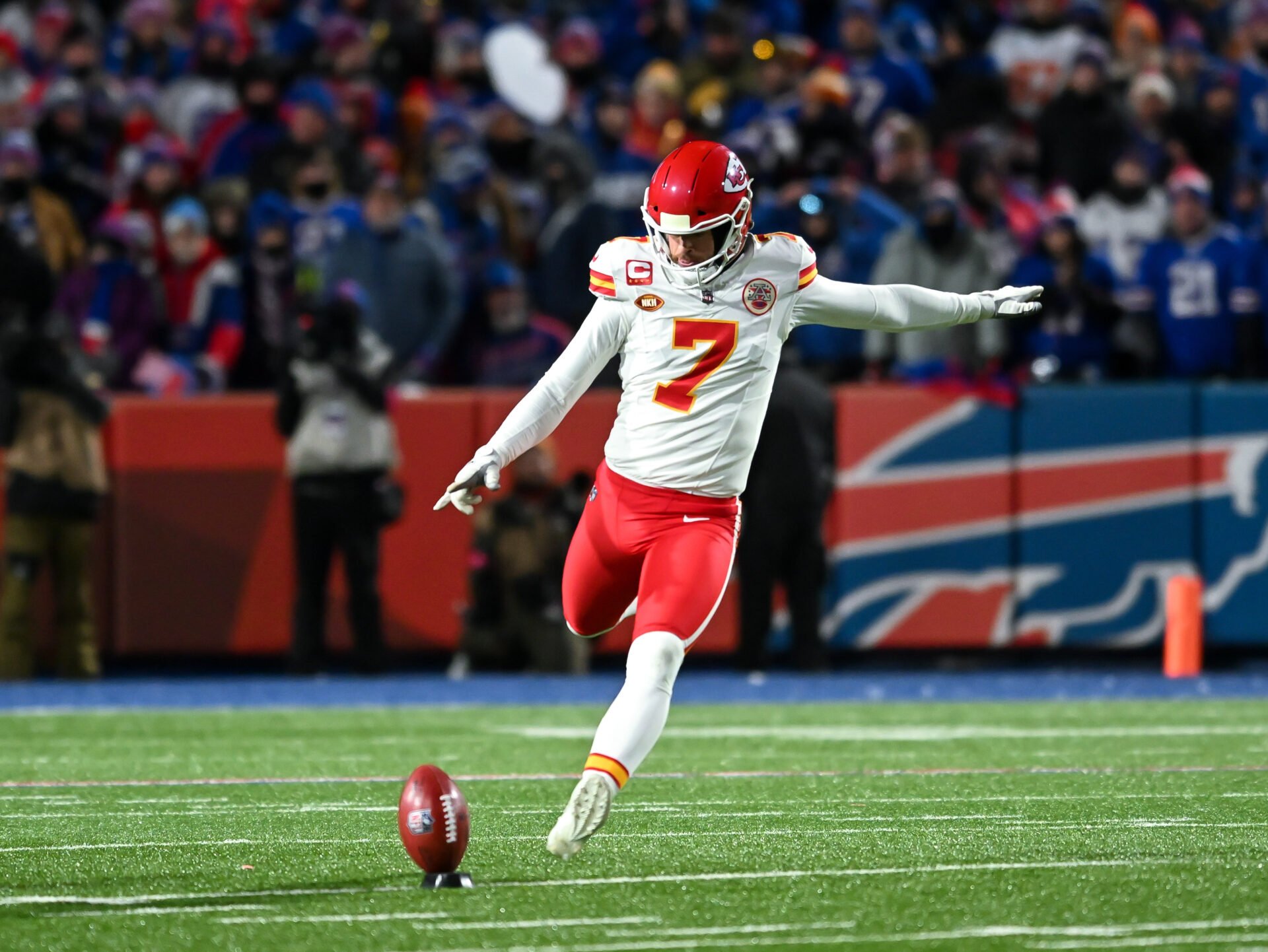 Harrison Butker Out as Chiefs' Kickoff Specialist? K.C. Considering Changes  Due to NFL's New Kickoff Rule