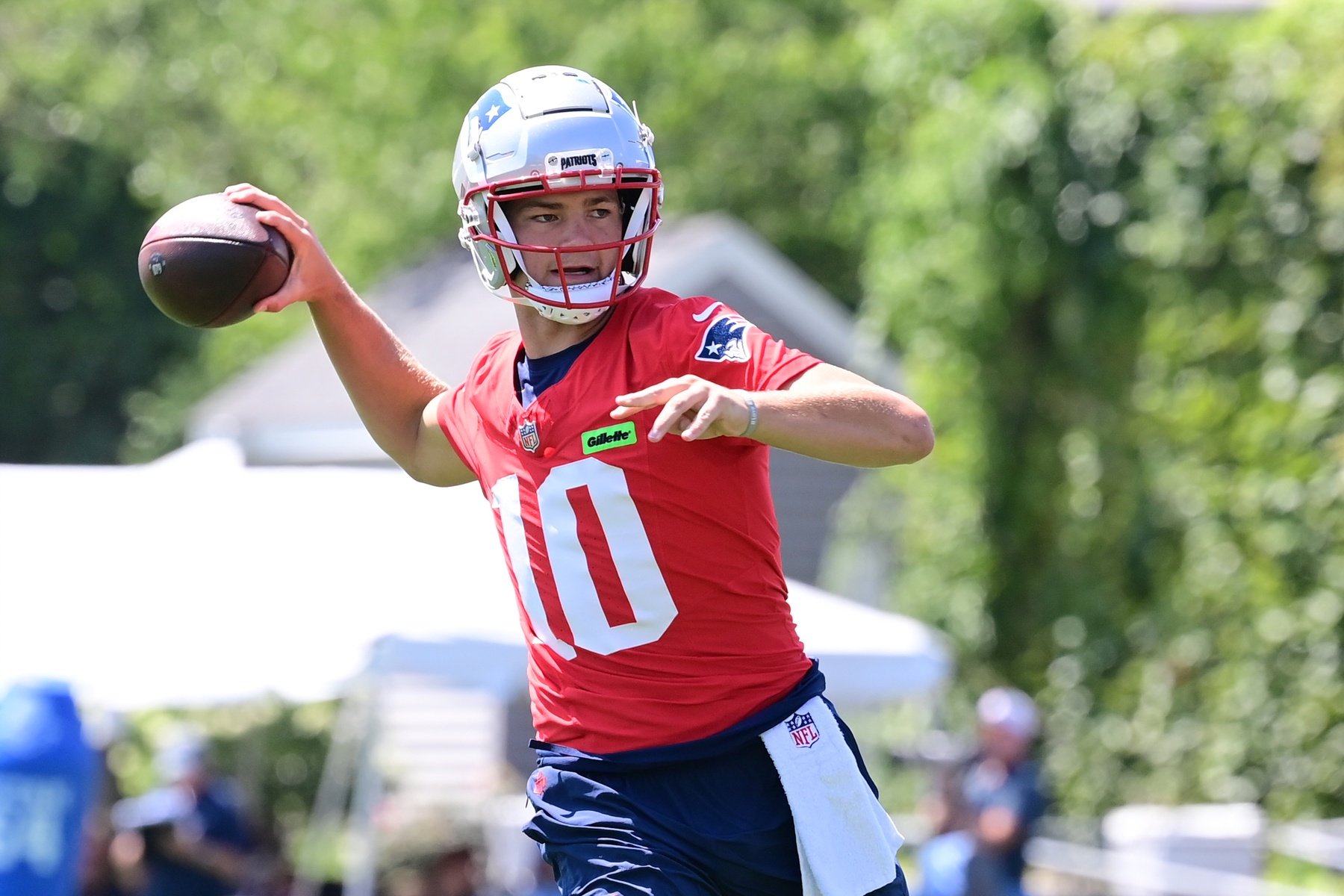 Patriots Training Camp Day 4 Report: Drake Maye Struggles Again, Javon ...