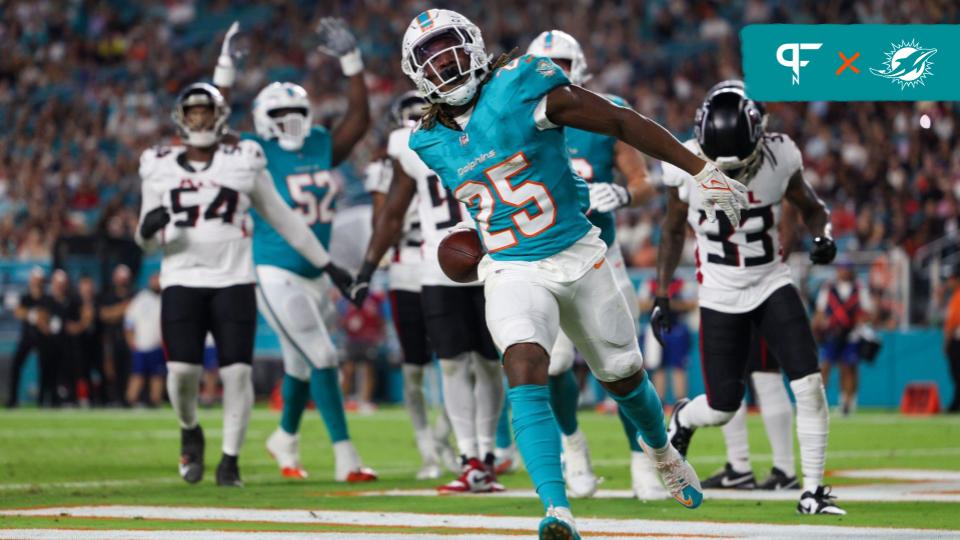 Atlanta Falcons vs. Miami Dolphins Instant Observations Jaylen Wright