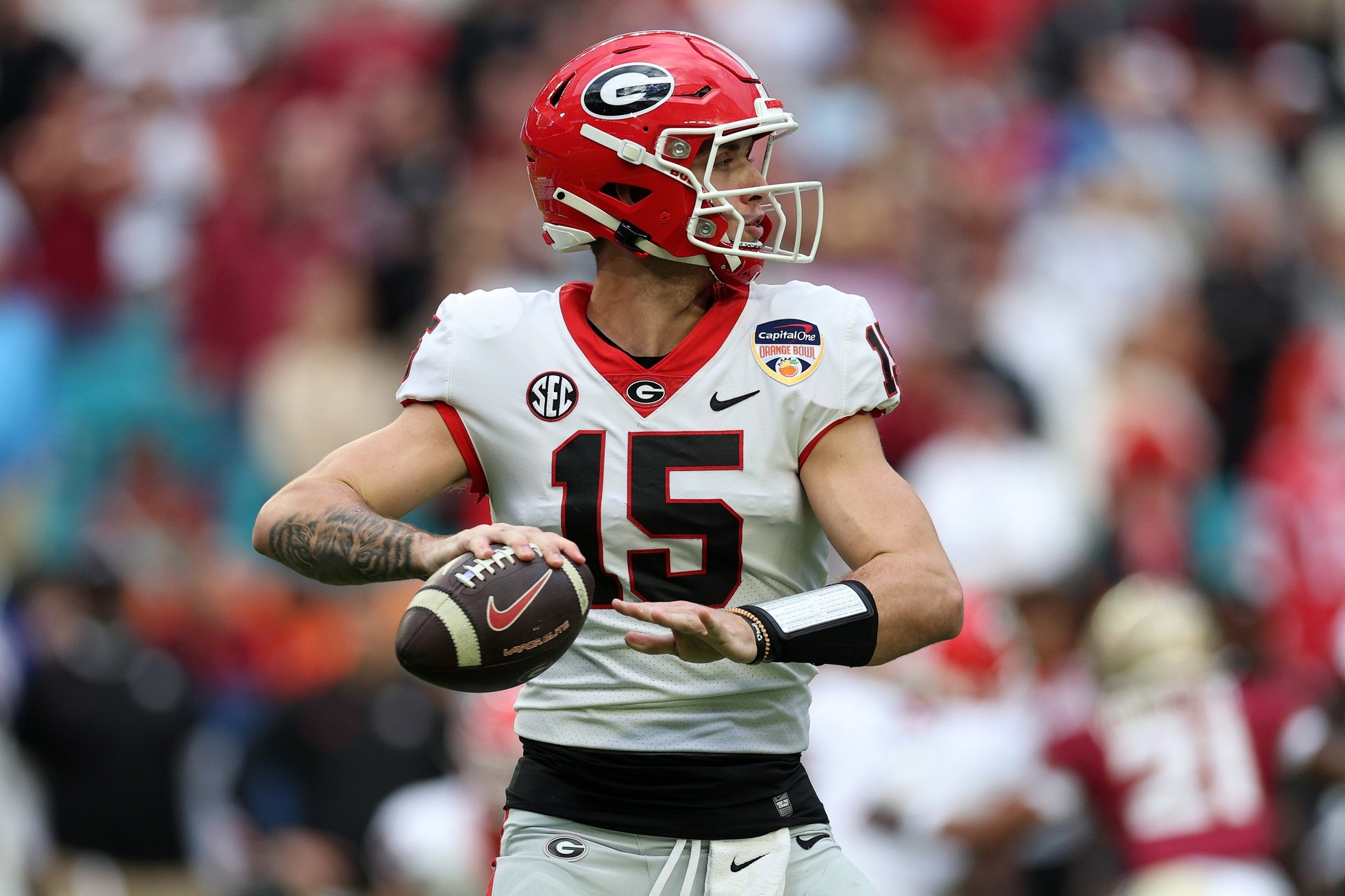 Cummings NFC East 7Round 2025 NFL Mock Draft Carson Beck 1 of 3 SEC