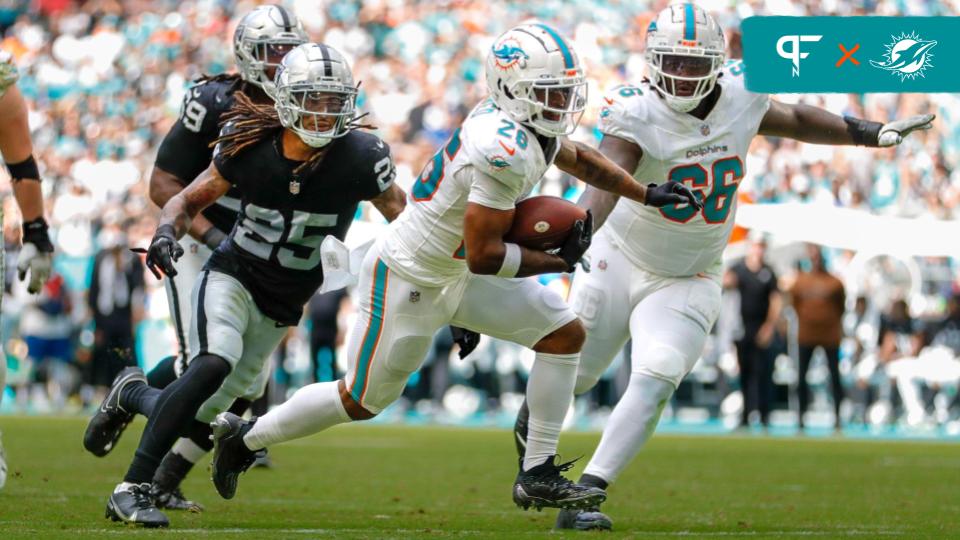 Salvon Ahmed's Time With the Miami Dolphins Comes to an End