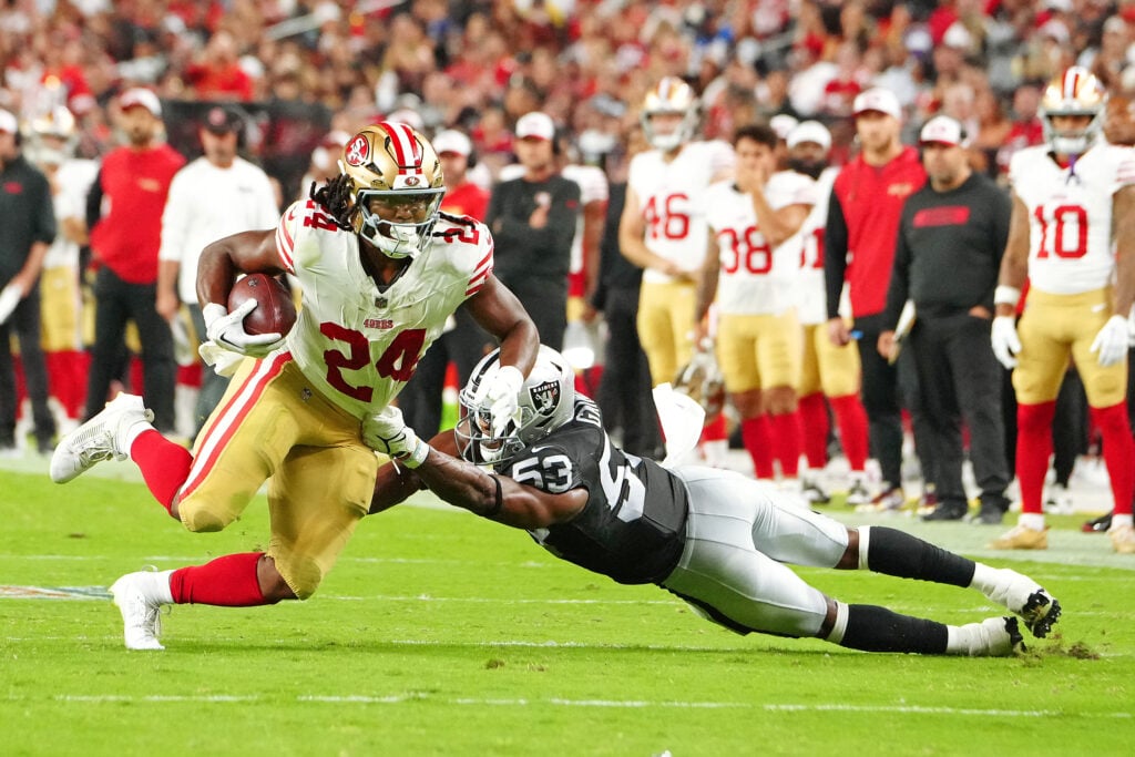 49ers RB Depth Chart Jordan Mason, Isaac Guerendo Set To Take On a